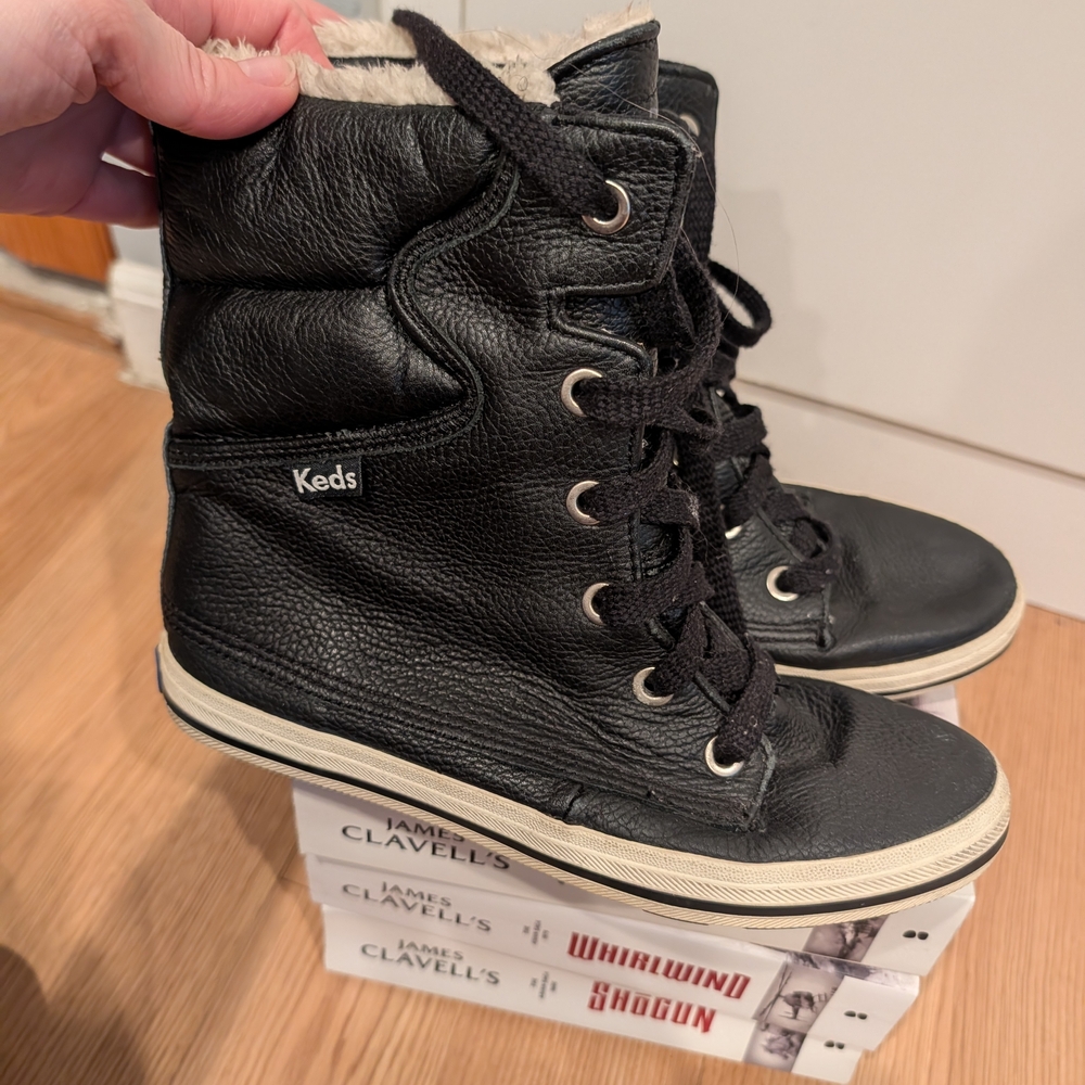 Keds Black High-Top Sneakers